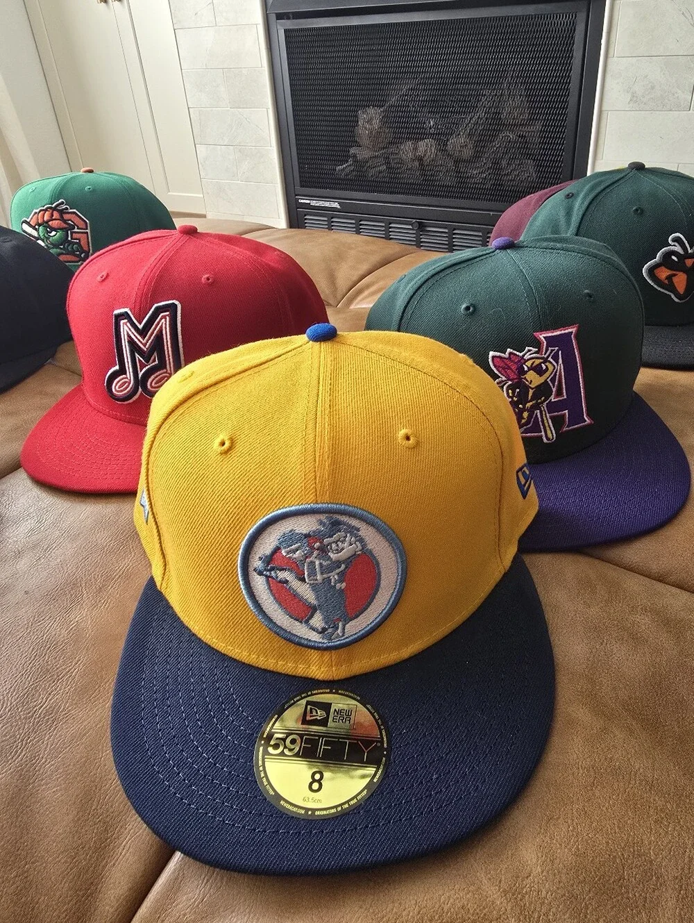 Lot Of 10 New Era MiLB Size 8
